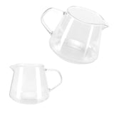 Transparent Cup High Borosilicate Glass Coffee Sharing Cup AntiScalding for Drinking Tea(400ml )