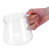 Transparent Cup High Borosilicate Glass Coffee Sharing Cup AntiScalding for Drinking Tea(400ml )