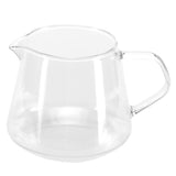 Transparent Cup High Borosilicate Glass Coffee Sharing Cup AntiScalding for Drinking Tea(650ml )