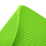Round Shape Mat Food Grade Thickened Silicone Placemat Insulation Pad Microwave Oven MatGreen