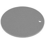 Round Shape Mat Food Grade Thickened Silicone Placemat Insulation Pad Microwave Oven MatGray In Australia - Darrahopens