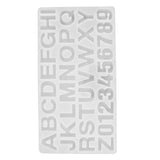 English Letters Number Pattern Silicone Mould DIY Chocolate Pudding Mold Baking Tool In Australia - Darrahopens