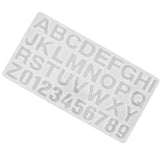 English Letters Number Pattern Silicone Mould DIY Chocolate Pudding Mold Baking Tool In Australia - Darrahopens
