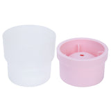 Pink Whiskey Ice Mold with Lid Round Ice Cube Mould for Drinking Bar Home Party Use