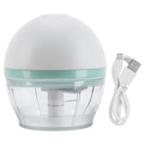 Electric Mini Garlic Chopper Masher Meat Grinder Food Processor Kitchen Gadgets USB Charging In Australia - Darrahopens