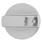 8mm Stove Knob Zinc Alloy Universal Kitchen Oven Cooker Control Dial Knob Adapter Silver