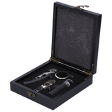 Stainless Steel Wine Bottle Opener Vacuum Stopper Wine Pourer Bottle Opener Set for Kitchen