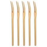 5Pcs Fruit Fork Stainless Steel Originality Cute Dessert Cake Small Fork for Home Bar Office In Australia - Darrahopens
