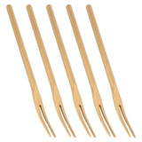 5Pcs Fruit Fork Stainless Steel Originality Cute Dessert Cake Small Fork for Home Bar Office