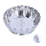 Steam Basket Multifunction Stainless Steel Folding Steam Rack Cookware Kitchen AccessoryXL