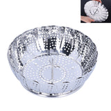 Steam Basket Multifunction Stainless Steel Folding Steam Rack Cookware Kitchen AccessoryXL In Australia - Darrahopens