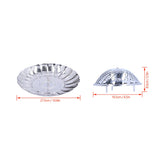 Steam Basket Multifunction Stainless Steel Folding Steam Rack Cookware Kitchen AccessoryXL