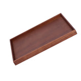 Walnut Tray Rectangular Tea Set Tea Cup Storage Plate Fruit Plate for Home Office Tea Food Fruit