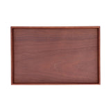Walnut Tray Rectangular Tea Set Tea Cup Storage Plate Fruit Plate for Home Office Tea Food Fruit