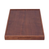 Walnut Tray Rectangular Tea Set Tea Cup Storage Plate Fruit Plate for Home Office Tea Food Fruit