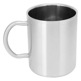 Water Cup 304 Stainless Steel Double Layer Insulated Coffee Beer Mug with HandleL 400ml