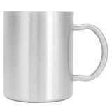 Water Cup 304 Stainless Steel Double Layer Insulated Coffee Beer Mug with HandleL 400ml