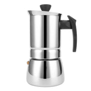 Stainless Steel Moka Pot Portable Coffee Maker Brewing Coffee Machine for Home Office6 Cups 300ml In Australia - Darrahopens