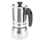 Stainless Steel Moka Pot Portable Coffee Maker Brewing Coffee Machine for Home Office6 Cups 300ml