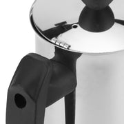 Stainless Steel Moka Pot Portable Coffee Maker Brewing Coffee Machine for Home Office6 Cups 300ml