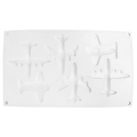 6 Grid Airplane Shape Mold Silicone Baking Chocolate Cake Decoration Mold for Kitchen Home In Australia - Darrahopens
