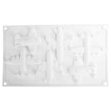 6 Grid Airplane Shape Mold Silicone Baking Chocolate Cake Decoration Mold for Kitchen Home In Australia - Darrahopens
