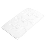 6 Grid Airplane Shape Mold Silicone Baking Chocolate Cake Decoration Mold for Kitchen Home In Australia - Darrahopens