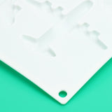 6 Grid Airplane Shape Mold Silicone Baking Chocolate Cake Decoration Mold for Kitchen Home