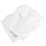 8 Grid Mold Heart Shape Silicone Cake Mousse Mold for Baking Dessert Kitchen Home