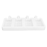 Silicone Ice Cream Mold 4 Cavities DIY Ice Bar Maker Mould for Kitchen Tool SuppliesS