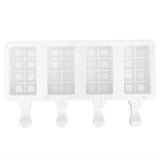 Silicone Ice Cream Mold 4 Cavities DIY Ice Bar Maker Mould for Kitchen Tool SuppliesL In Australia - Darrahopens