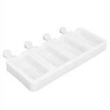 Silicone Ice Cream Mold 4 Cavities DIY Ice Bar Maker Mould for Kitchen Tool SuppliesL