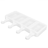 Silicone Ice Cream Mold 4 Cavities DIY Ice Bar Maker Mould for Kitchen Tool SuppliesL