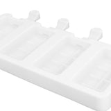 Silicone Ice Cream Mold 4 Cavities DIY Ice Bar Maker Mould for Kitchen Tool SuppliesL