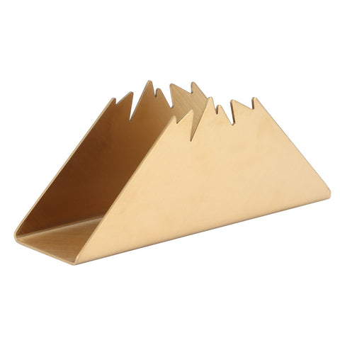 Triangular Napkin Holder Stainless Steel Stand Vertical Tissue Rack for Home Restaurant HotelGolden In Australia - Darrahopens