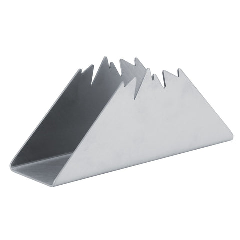 Triangular Napkin Holder Stainless Steel Stand Vertical Tissue Rack for Home Restaurant HotelSilver In Australia - Darrahopens