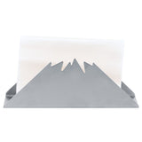Triangular Napkin Holder Stainless Steel Stand Vertical Tissue Rack for Home Restaurant HotelSilver