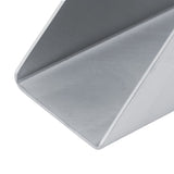 Triangular Napkin Holder Stainless Steel Stand Vertical Tissue Rack for Home Restaurant HotelSilver