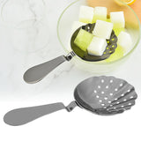 Ice Strainer 304 Stainless Steel Bar Cocktail Ice Drink Filter Bartending AccessoryBlack