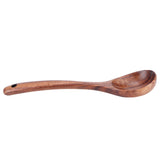 Teak Soup Spoon with Long Handle Food Grade Household Spoon for Home Restaurant Hotel