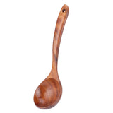 Wooden Spoon AntiScald Cooking Hot Pot Soup Spoon with Long Handle for Home Kitchen In Australia - Darrahopens