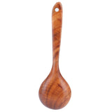 Wooden Spoon AntiScald Cooking Hot Pot Soup Spoon with Long Handle for Home Kitchen In Australia - Darrahopens