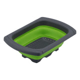 Folding Drain Basket Retractable Fruit Vegetable Washing Draining Basket for Home Kitchen UseGreen In Australia - Darrahopens