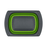Folding Drain Basket Retractable Fruit Vegetable Washing Draining Basket for Home Kitchen UseGreen In Australia - Darrahopens
