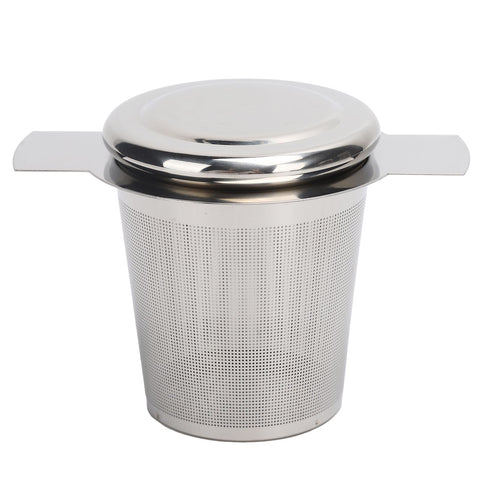 Tea Strainer Loose Leaf Tea Infuser Basket Fine Mesh Filter with Lid Teaware for CupStainless Steel In Australia - Darrahopens