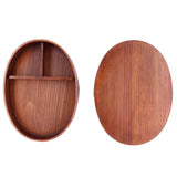 Oval Shape Bento Box Wooden Sushi Lunch Box Food Storage Container for Adult Student Worker In Australia - Darrahopens