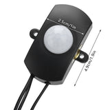 DC6V‑24V LED Strip Infrared Human Body Detect Sensor LED Infrared Body SensorBlack