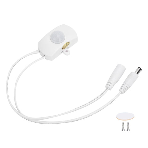 DC6V‑24V LED Strip Infrared Human Body Detect Sensor LED Infrared Body SensorWhite