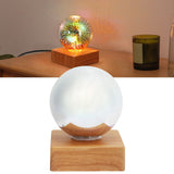 Glass Ball Night Light USB Plug in Bedside Lamp Decorative Lamp Colorful Christmas Gift
