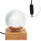 Glass Ball Night Light USB Plug in Bedside Lamp Decorative Lamp Colorful Christmas Gift